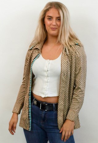 VINTAGE ABSTRACT PATTERN SHIRT