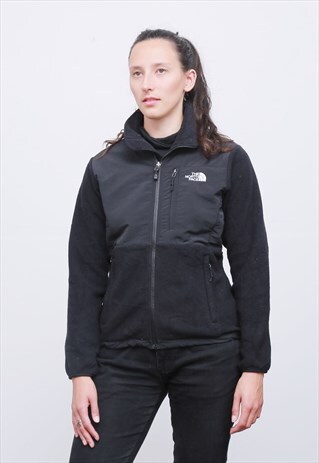 VINTAGE 90'S BLACK NORTH FACE FLEECE JACKET