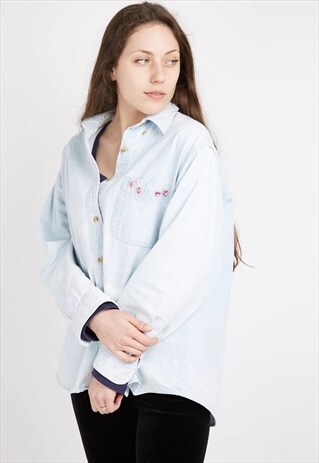 VINTAGE BLUE LEE DENIM SHIRT