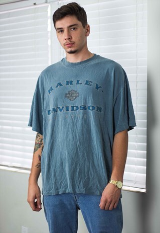 VINTAGE HARLEY DAVIDSON T-SHIRT LOGO 90S X 9.5