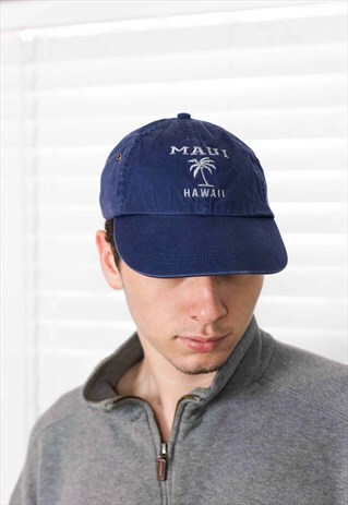 VINTAGE MAUI HAWAII BASEBALL CAP LOGO 90S ONE SIZE 2.8