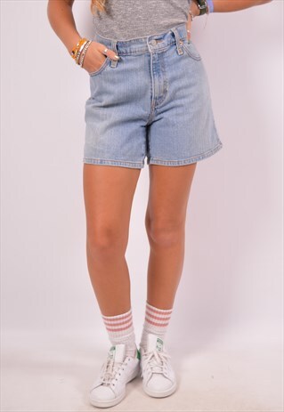 VINTAGE LEVI'S 515 DENIM SHORTS BLUE