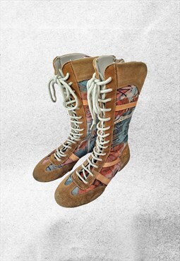 Vintage Gorpcore sportwear boxing sneakers boots