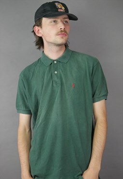 Vintage Ralph Lauren Polo Shirt in Green with Logo