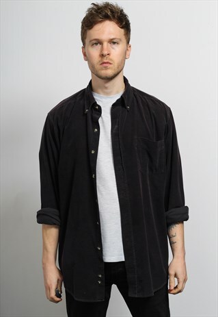 VINTAGE CORDUROY SHIRT BLUE