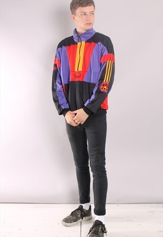 VINTAGE ADIDAS 1/4 ZIP TRACK JACKET