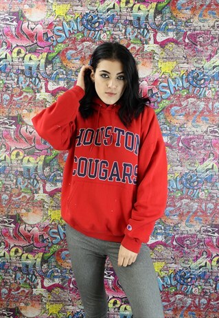 VINTAGE CHAMPION 90S SWEATSHIRT HOODIE. BRANDED SPORTSWEAR.