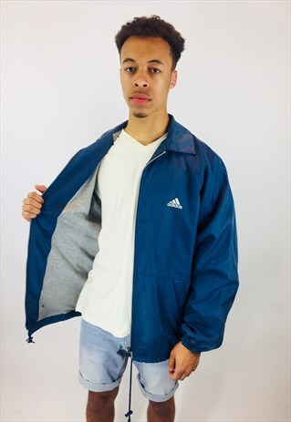 VINTAGE 90S ADIDAS COTTON LINED COAT