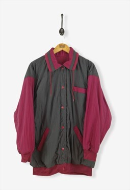 Vintage 80s Be In The Current Seen Coat XL BV12035