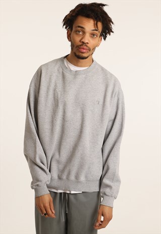 VINTAGE CHAMPION EMBROIDERED LOGO SWEATSHIRT