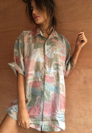 OVERSIZED RETRO 90S 80S VINTAGE UNISEX FESTIVAL SHIRT