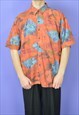 VINTAGE MULTICOLOUR GRAPHIC ABSTRACT SHORT SLEEVE SHIRT