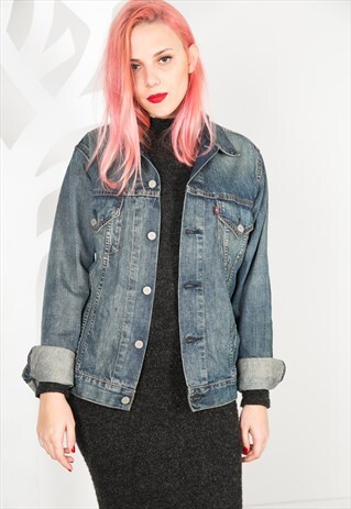 VINTAGE 80'S LEVI'S DENIM JACKET / 0258 / 5008 / 401