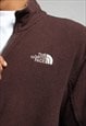 VINTAGE NORTH FACE FLEECE JACKET BROWN