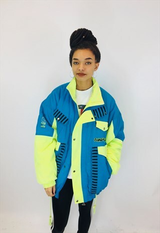 COLOURFUL RAVE SKI BOMBER COAT