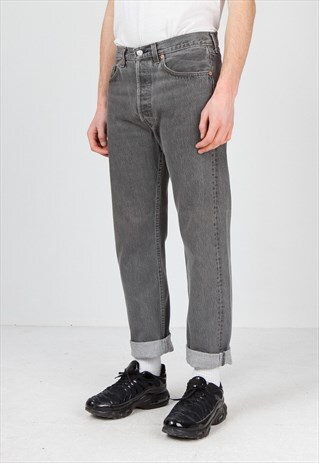 VINTAGE GREY LEVI'S 501 FIT DENIM JEANS