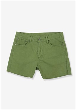 Vintage Levi's 513 Denim Shorts Green W32