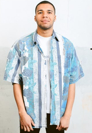 VINTAGE FLORAL PATTERNED SHIRT