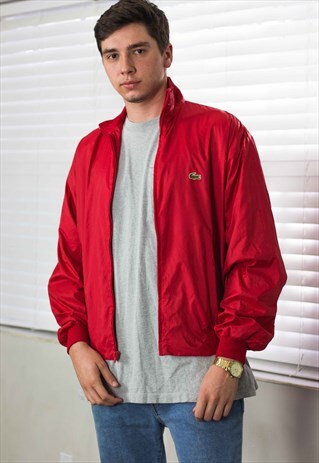 VINTAGE LACOSTE JACKET LOGO 90S L 8.8