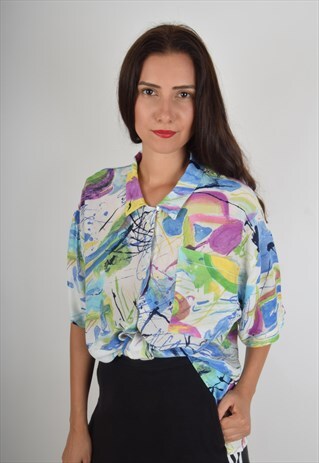 VINTAGE SHIRT FESTIVAL PRINT 90'S (940)