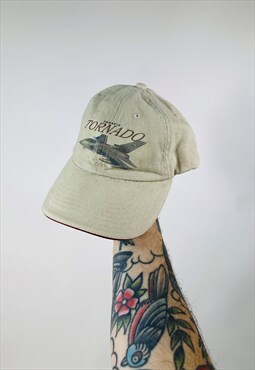 Vintage 90s Panavia tornado Fighter Jet hat cap