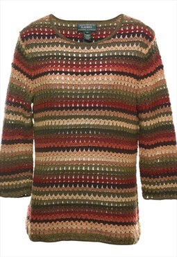 Vintage Ralph Lauren Crochet Jumper - M