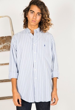 VINTAGE 80S POLO RALPH LAUREN SHIRT / S0177