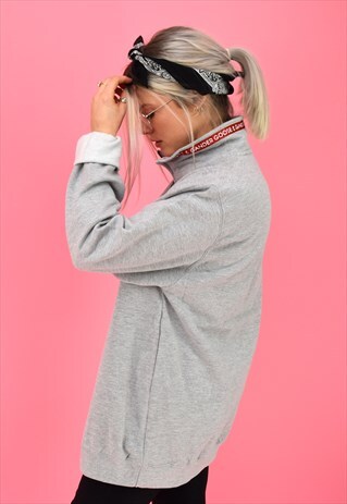G&G UNISEX SG RED STRIP 1/4 ZIP SWEAT