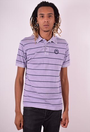 BEST COMPANY MENS VINTAGE POLO SHIRT MEDIUM PURPLE 90S