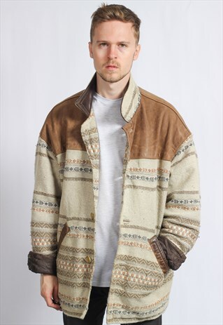 VINTAGE AZTEC FESTIVAL JACKET