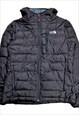The North Face 550 Hooded Puffer Jacket In Black Size Medium