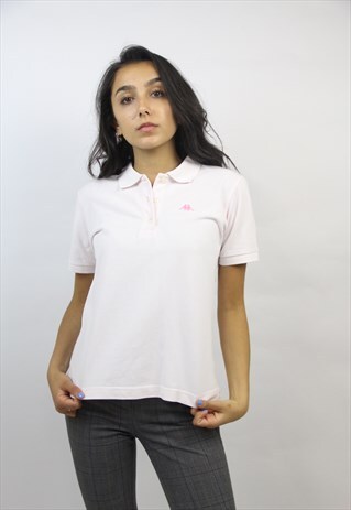 VINTAGE ROBE DI KAPPA PINK POLO SHIRT