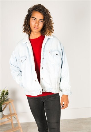 VINTAGE 80S LEVIS WINTER SHEEPSKIN JACKET / R1200C408
