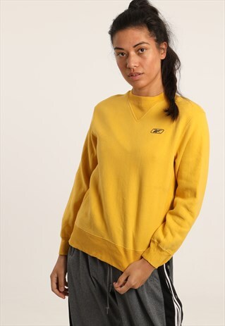 VINTAGE REEBOK EMBROIDERED LOGO SWEATSHIRT