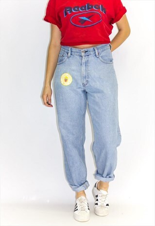VINTAGE 80'S TOP GUN HIGH WAIST LEVI'S MOM JEANS