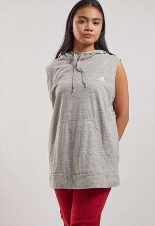 VINTAGE ADIDAS HOODED VEST