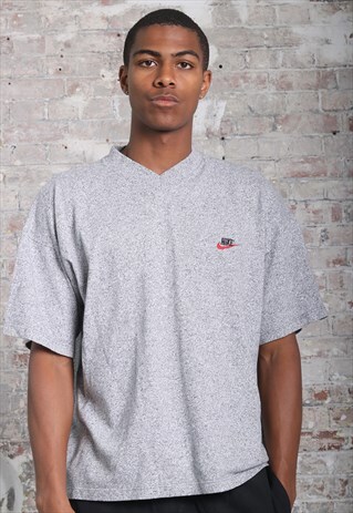 VINTAGE NIKE LOGO T-SHIRT GREY