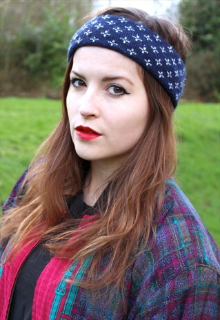 VINTAGE 90S SKI HEADBAND - WINTER WARMER - ONE SIZE FITS ALL