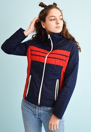 70'S RETRO ATHLEISURE SPORTS THIN SKIING JACKET