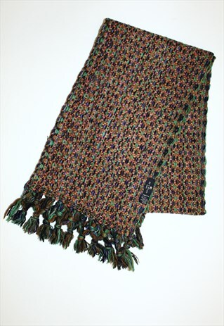 ETRO MILANO KNITTED MULTICOLOR BIG SCARF