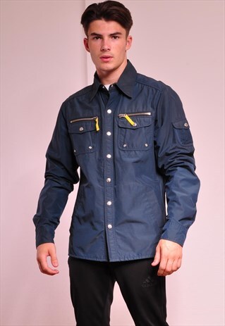 VINTAGE GANT BUTTON UP WINDBREAKER JACKET