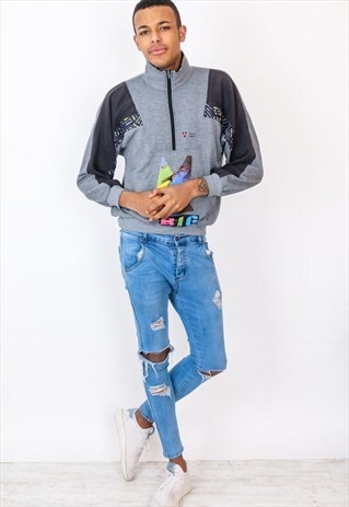 VINTAGE 1/4 ZIP SWEATSHIRT