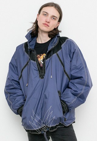 PURPLE VINTAGE STARTER JACKET