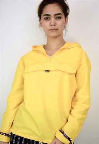 VINTAGE 90'S TOMMY HILFIGER 1/4 ZIP WINDBREAKER