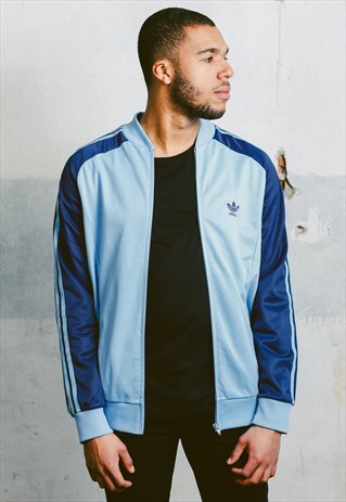 VINTAGE 80S ADIDAS ORIGINALS BOMBER JACKET