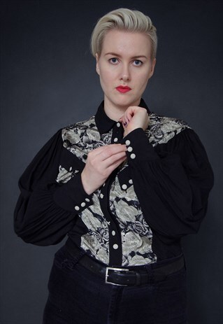 VINTAGE 80S WESTERN SHIRT