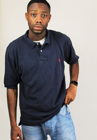 RETRO / 90'S / RALPH LAUREN / BLUE POLO