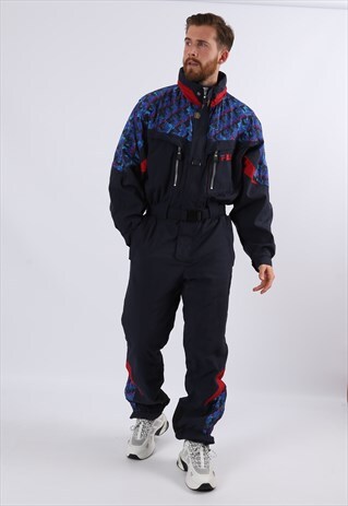 VINTAGE Y2K FILA FULL SKI SUIT SNOW UK M 40" (62J)