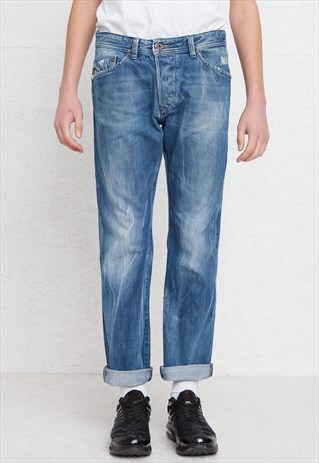 VINTAGE RETRO BLUE DIESEL DENIM JEANS