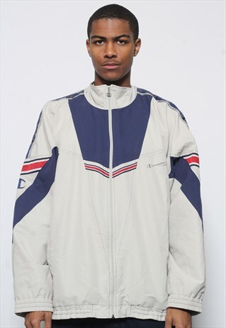 VINTAGE CHAMPION TRACK JACKET BEIGE